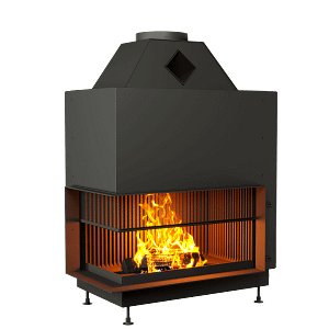 ОТКРЫТАЯ КАМИННАЯ ТОПКА С СЕТКОЙ АСТОВ О2С 9050